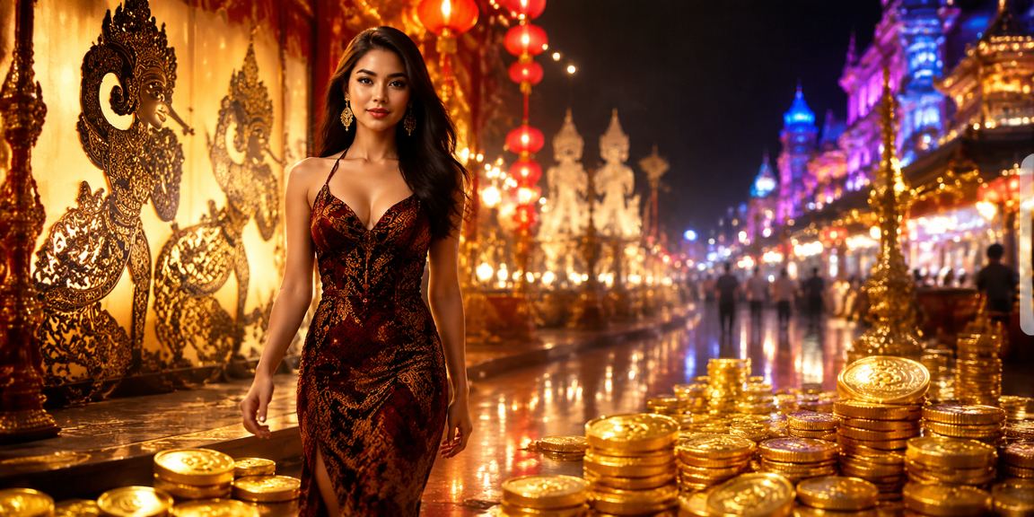Suasana pasar malam Vietnam dengan aktivitas hiburan yang menyenangkan dan terkendali