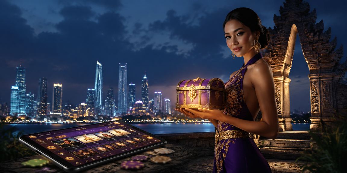 Anggota VIP menikmati sesi taruhan casino live dengan tampilan premium dan modern